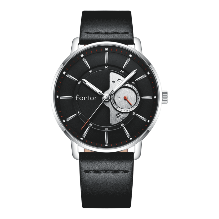 ساعت مچی مردانه چرمی فانتور مدل Fantor WF1031-STB - Image 1