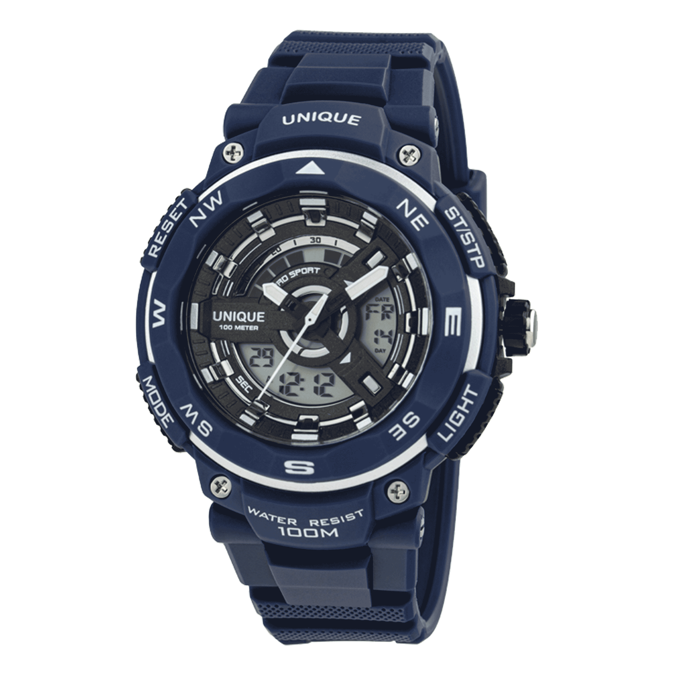 15 ساعت مچی یونیک مدل UNIQUE 2624 سرمه ای - Image 1