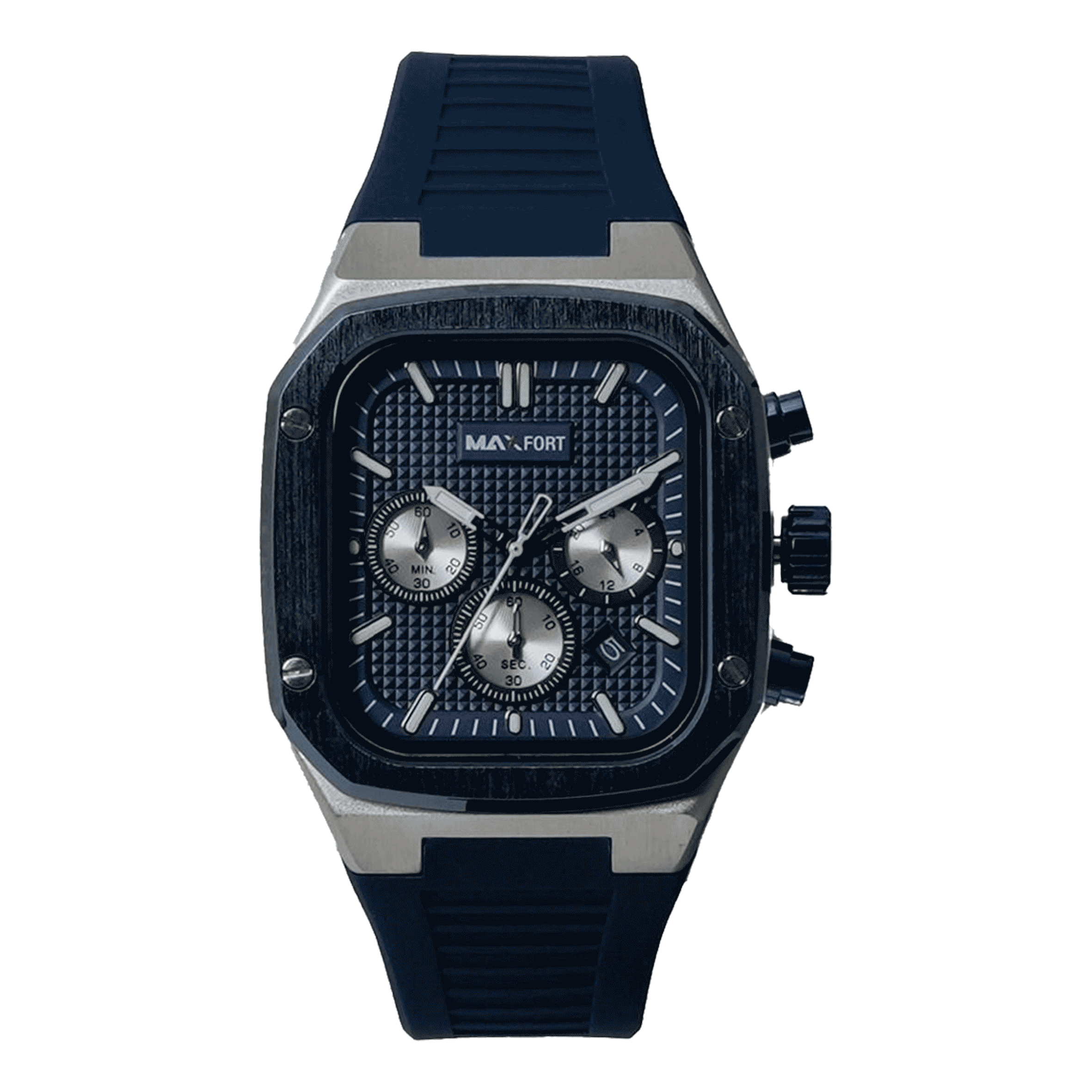 2 مچی اورجینال مردانه مکس فورت کرنوگراف (MAXFORT) MX-116 سرمه ای/ سرمه ای - Image 1