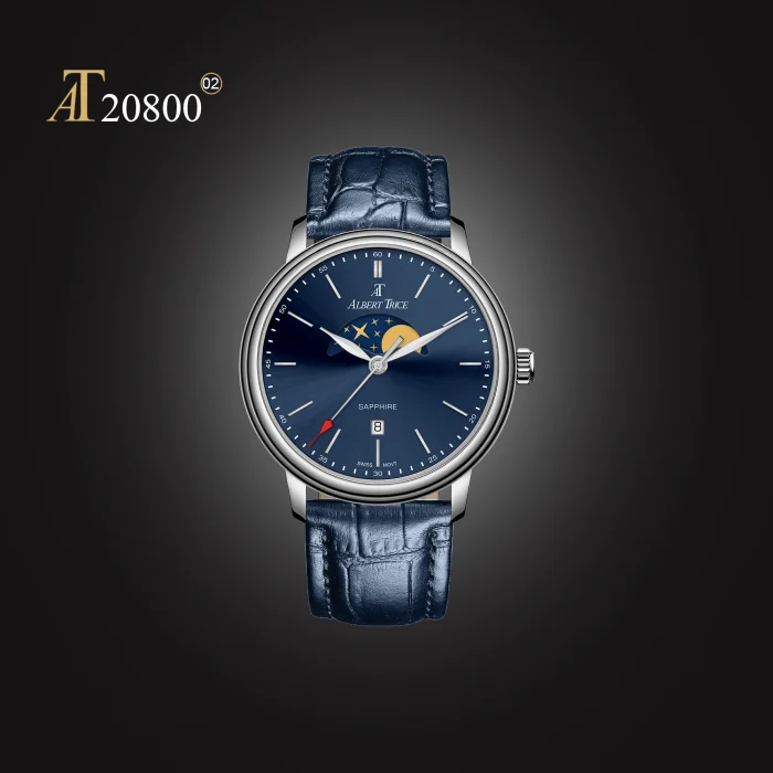 ساعت مچی مردانه چرمی آلبرت ترایس مدل Albert Trice 20800-02 - Image 1