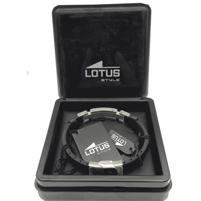 دستبند استیل / رابر لوتوس LOTUS LS1561-2/1 - Image 1