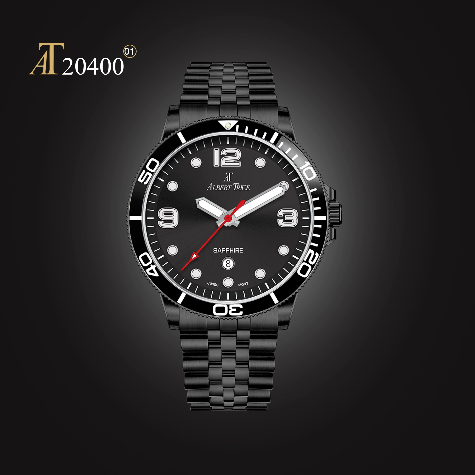 AT-20400-01 ساعت مچی مردانه آلبرت ترایس مدل Albert Trice AT20400S-01 - Image 1