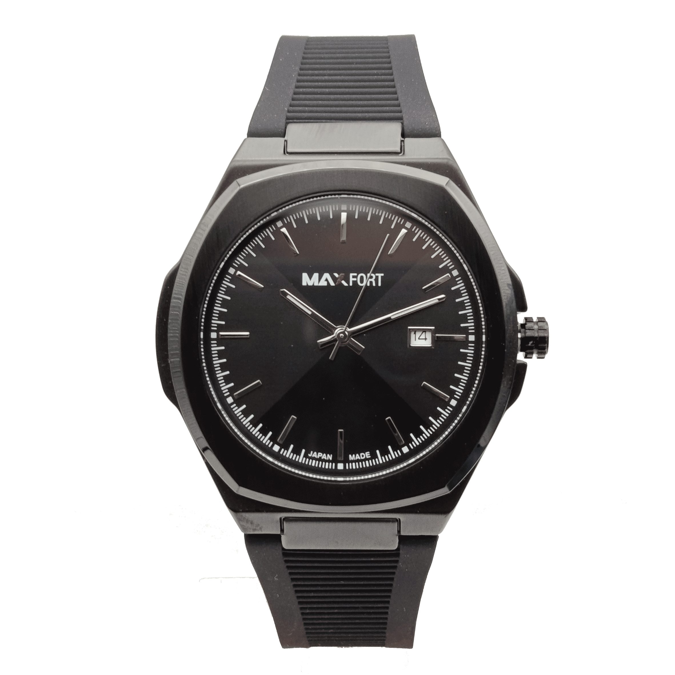 2 مچی اورجینال مردانه مکس فورت (MAXFORT) 9008G-1-0 مشکی/مشکی - Image 1