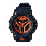 ساعت مچی اورجینال مردانه دوزمانه مکس فورت MAXFORT  MX8075-1-0-MIN سرمه ای / نارنجی