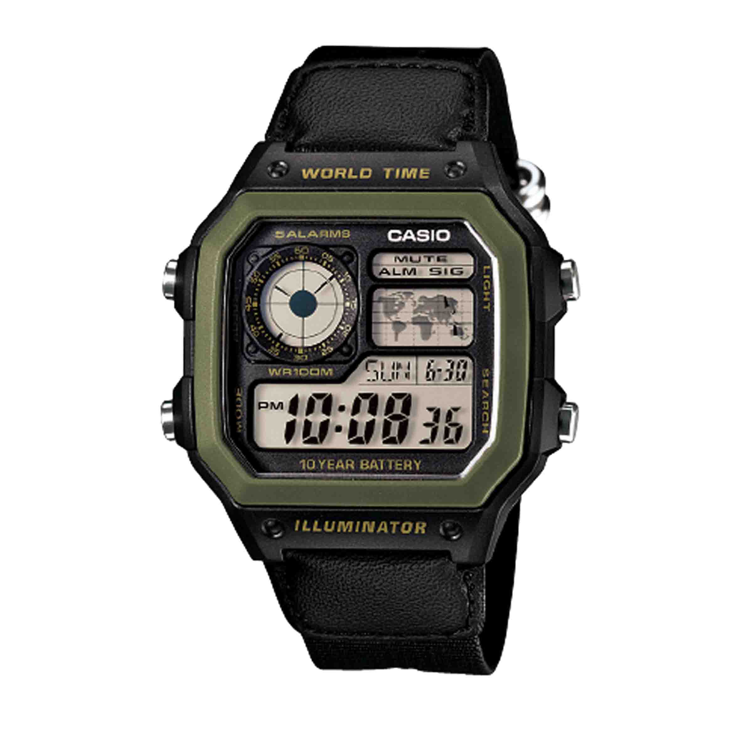 AE-1200WHB-1B ساعت مچی دیجیتال مردانه کاسیو CASIO AE-1200WHB-1B - Image 1