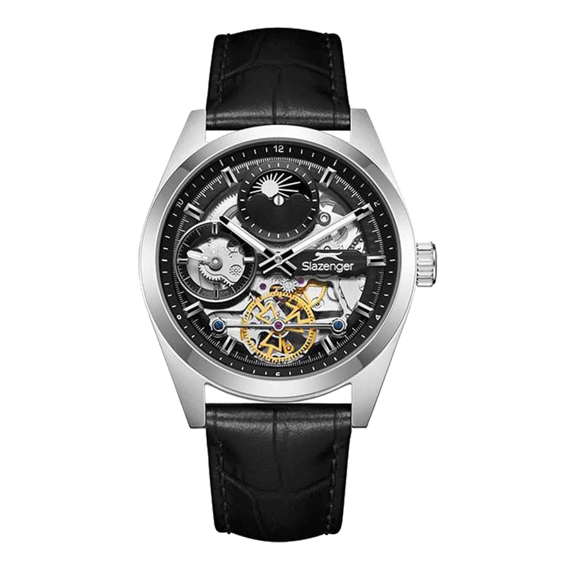 SL.09.2559.2.01-1 ساعت مچی چرمی اتوماتیک مردانه اسلازنجر مدل Slazenger SL.09.2559.2.01 - Image 1