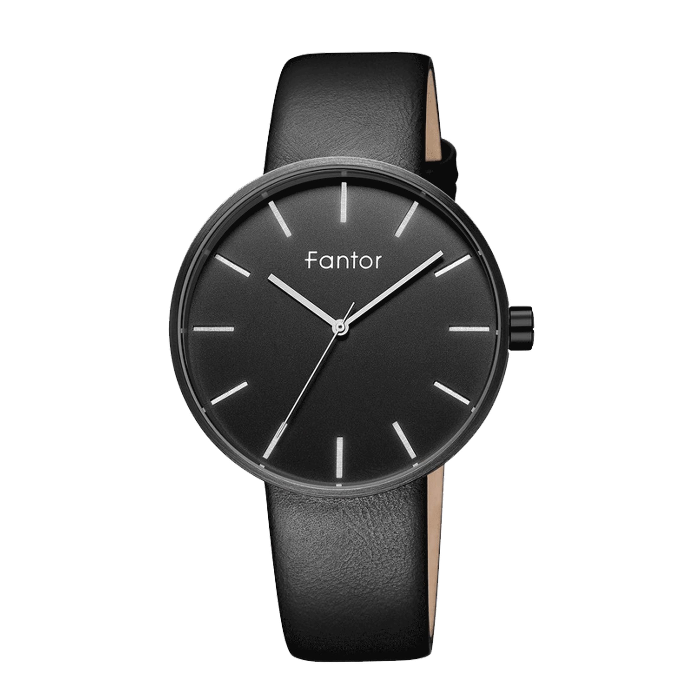 WF-1011-B ساعت مچی مردانه چرمی فانتور مدل Fantor WF-1011-B - Image 1