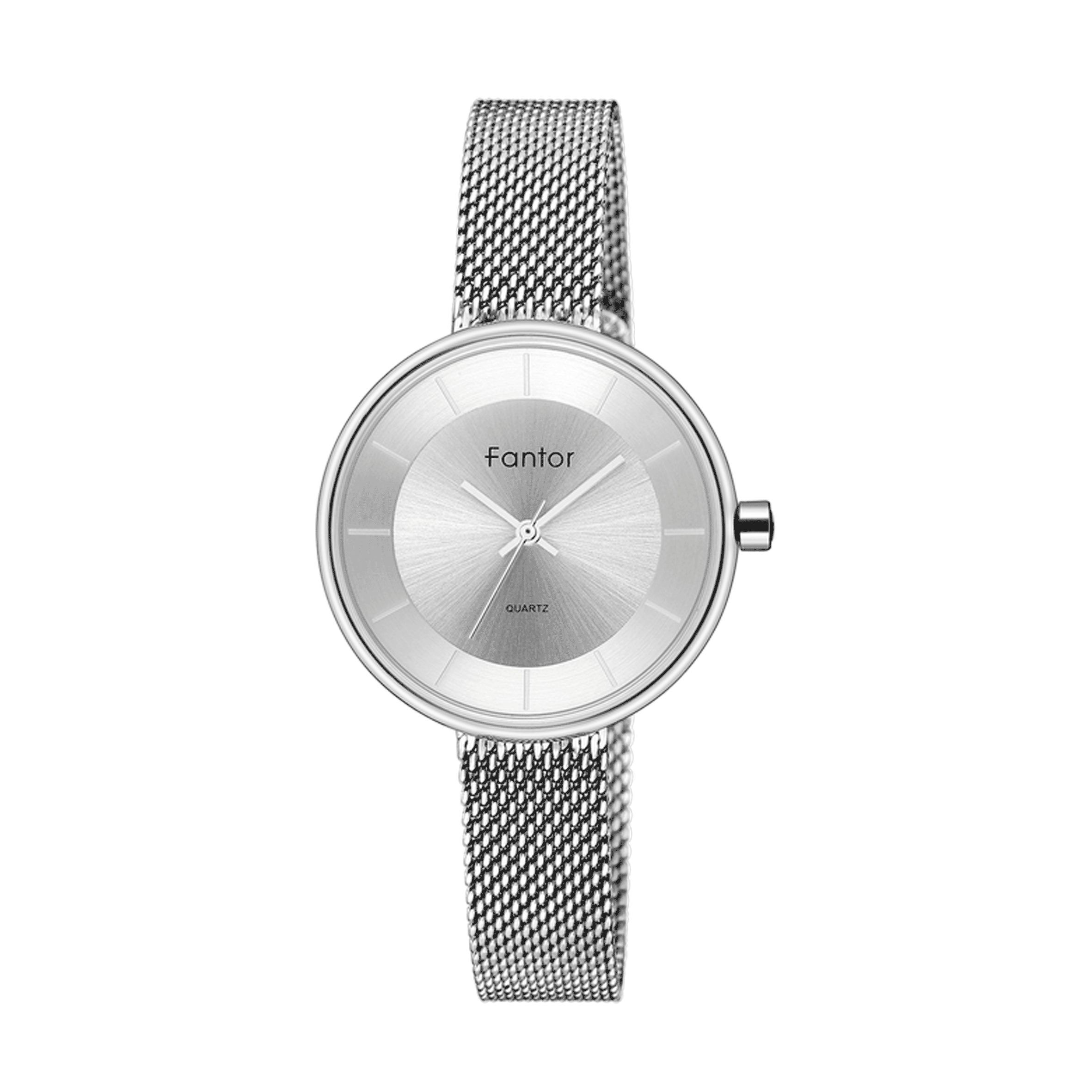 WF 1014-ST ساعت مچی زنانه حصیری فانتور مدل Fantor WF 1014-ST - Image 1