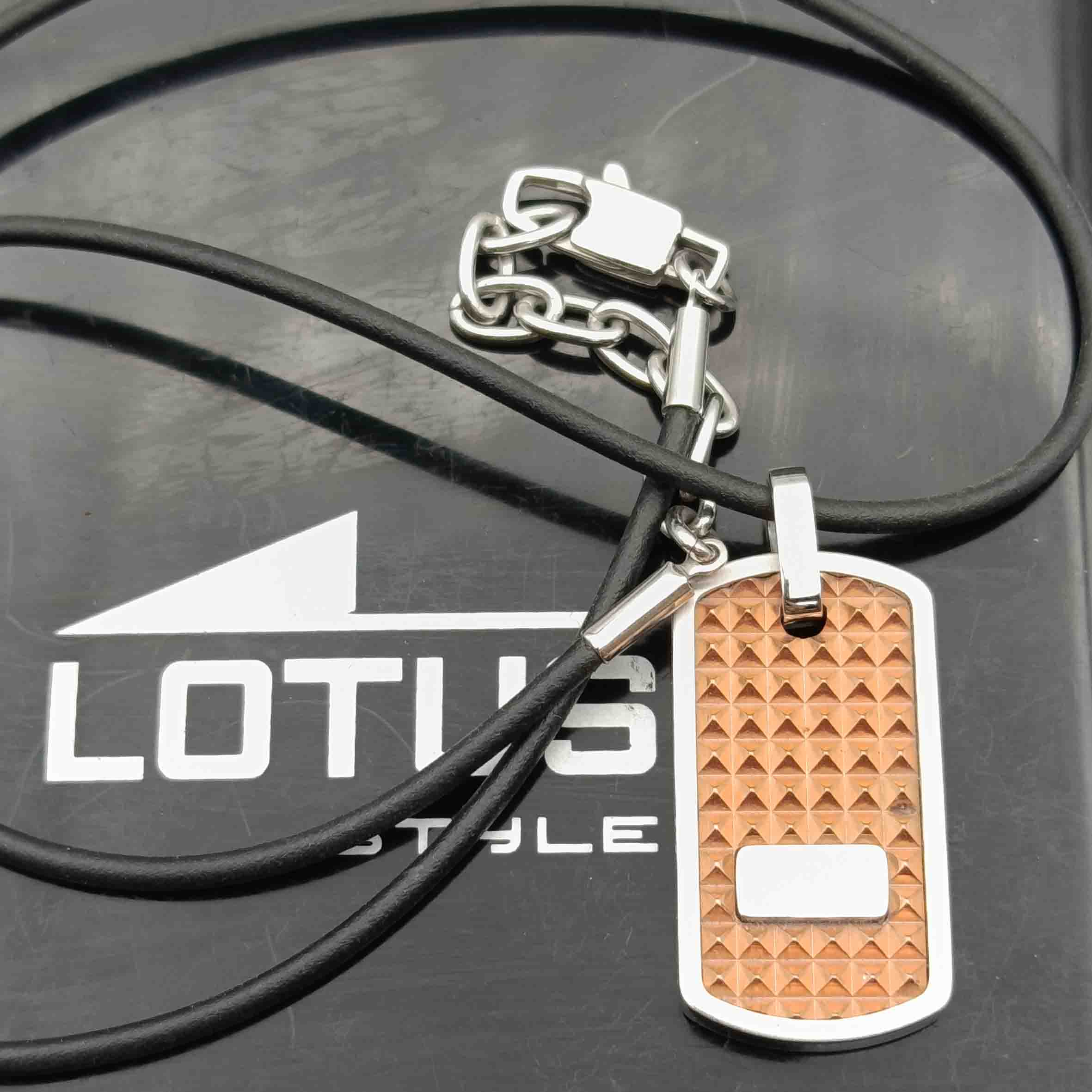 1 گردنبند استیل / بندرابر لوتوس LOTUS LS1563-1/3 - Image 1