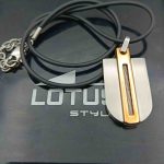 گردنبند استیل / بندرابر لوتوس LOTUS LS1885-1/3