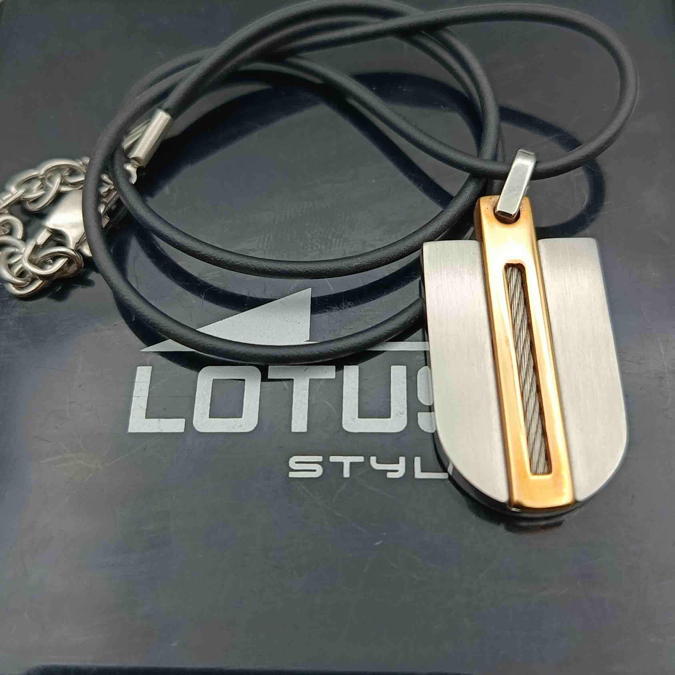 7 گردنبند استیل / بندرابر لوتوس LOTUS LS1885-1/3 - Image 1