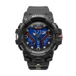 ساعت مچی اورجینال مردانه دوزمانه مکس فورت MAXFORT  MX8075-3-0-MIN مشکی